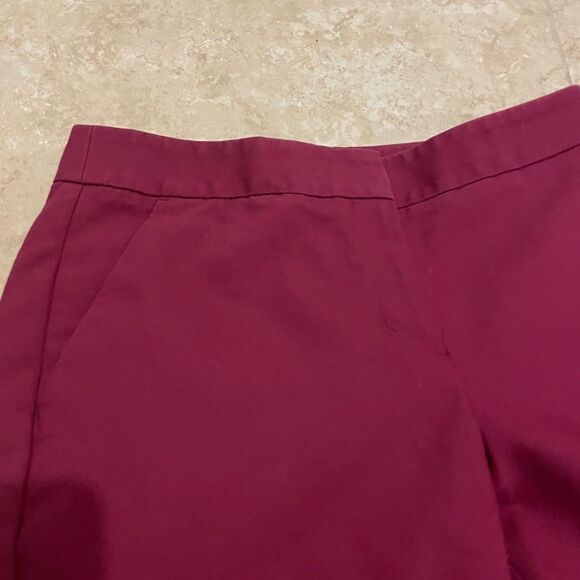 Express columnist Ankle burgundy dress pants - Picture 3 of 6